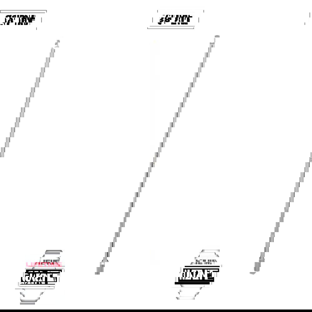 Socket Extensions; Tool Type: Drive Extension ; Extension Type: Non-Impact ; Drive Size: 3/8in (Inch); Finish: Chrome ; Overall Length (Decimal Inch): 14.0000 ; Material: Chromium-Vanadium Steel